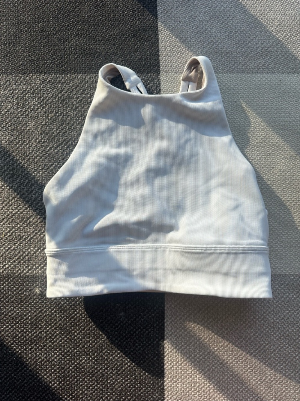 Lululemon Align White High Neck Sports Bra